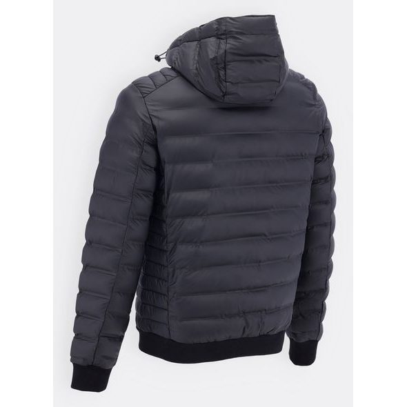 Pánská prošívaná bunda matně černá