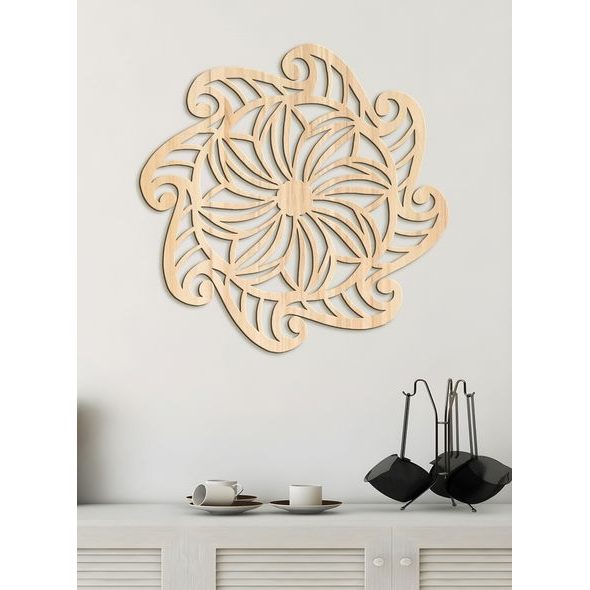 Dřevěná mandala Harmonie