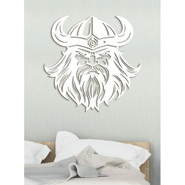 Dekorativní dřevěný obraz Viking