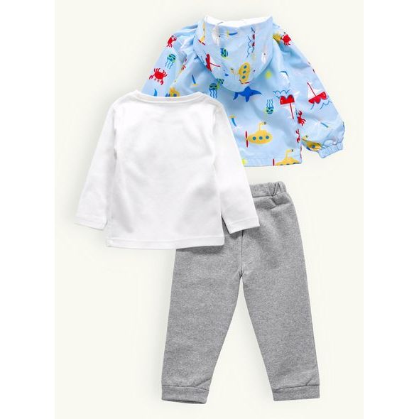 Dětská vycházková souprava OCEÁN světle modrá