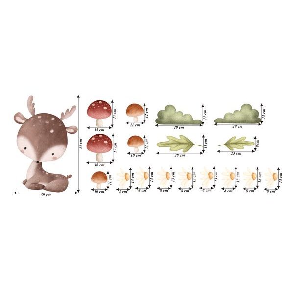 Roztomilý srneček v lese