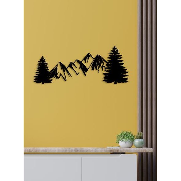Dřevěná dekorace na zeď HORY