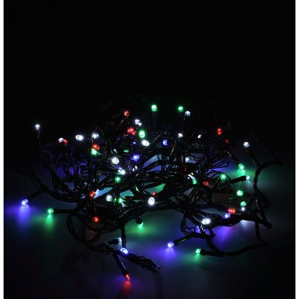 VÁNOČNÍ LED ŘETĚZ - BAREVNÝ