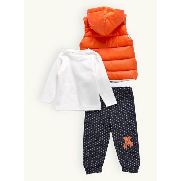 Dětská tepláková souprava DOBRÝ MEDVÍDEK oranžová