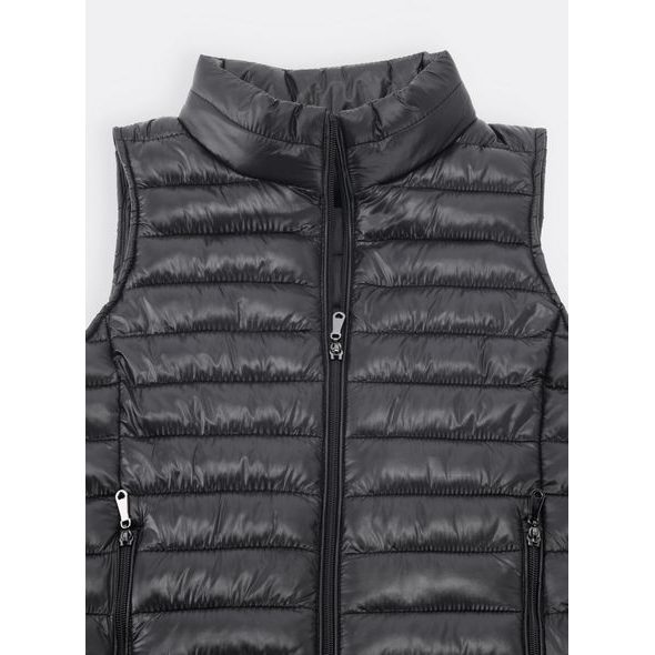 Dámska prešívaná vesta čierna