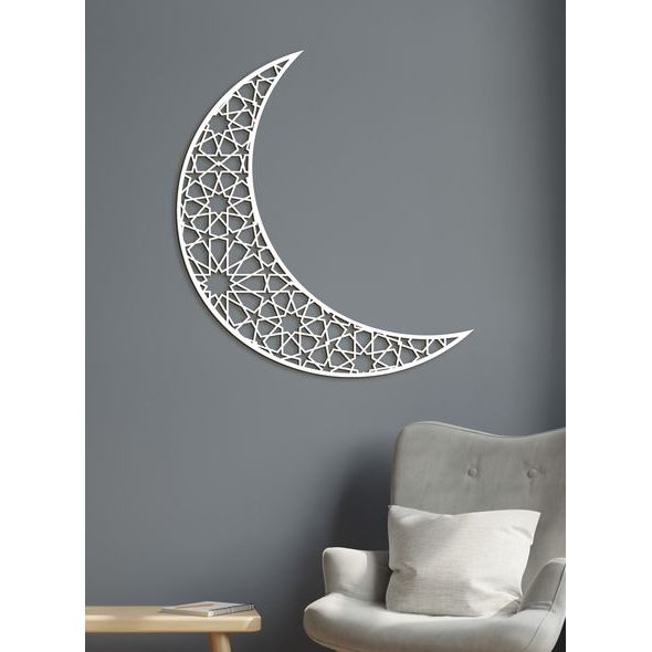 Dřevěný obraz na zeď Půlměsíc