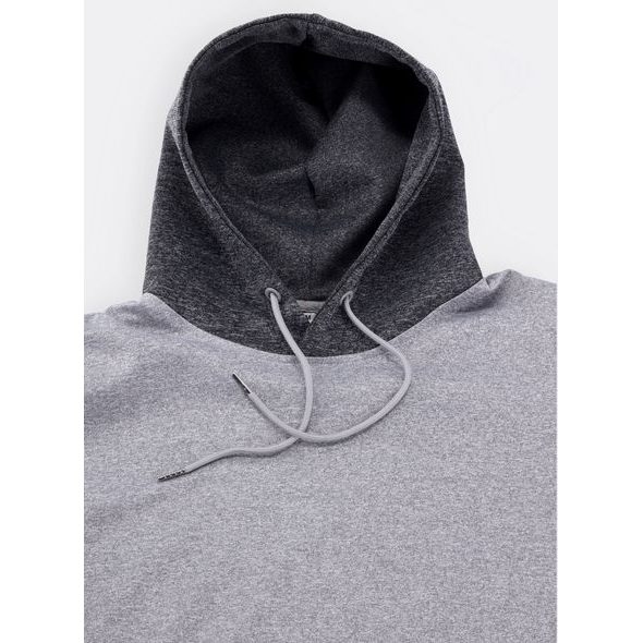 Pánská mikina s kapucí šedá