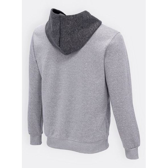 Pánská mikina s kapucí šedá