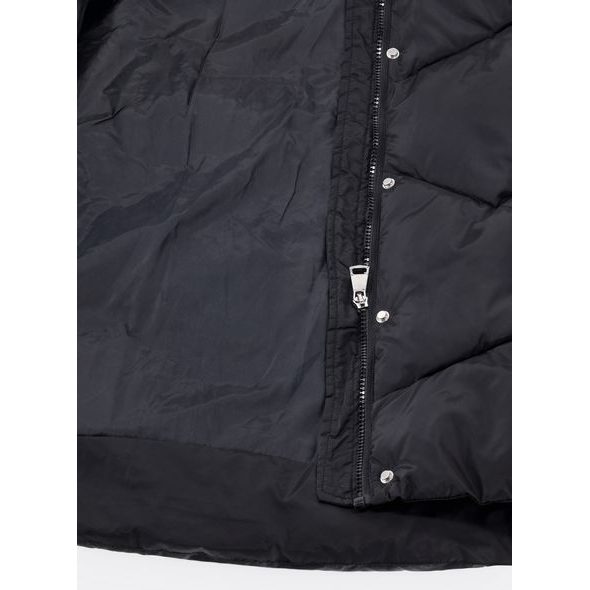 Dámská krátká prošívaná bunda černá