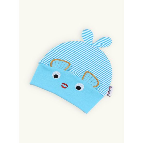 Dětská čepice RYBKA tyrkysová