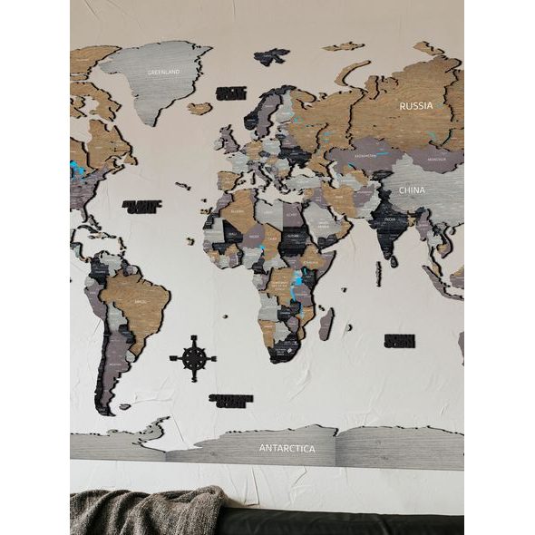 Viacvrstvová 3D Mapa Dub-sivá