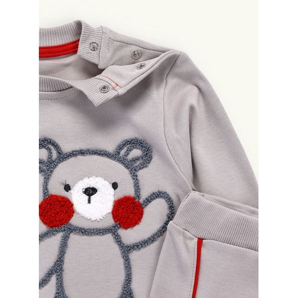 Dětská souprava MEDVÍDEK šedá