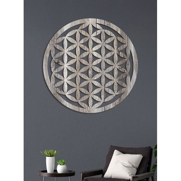 Dřevěná mandala Květ života SOFIA