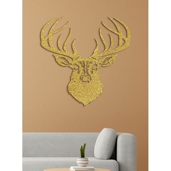 Dřevěný obrázek jelena