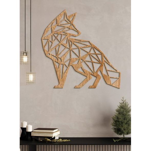 Dřevěný obraz Líška