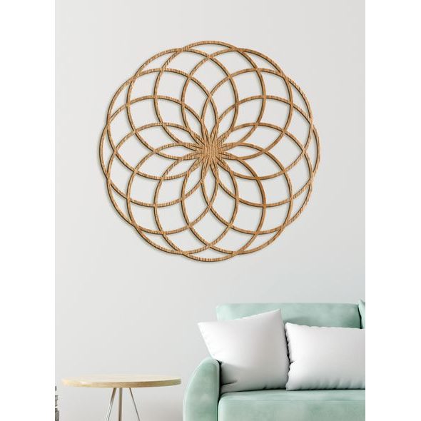 Dřevěná mandala SIMPLE