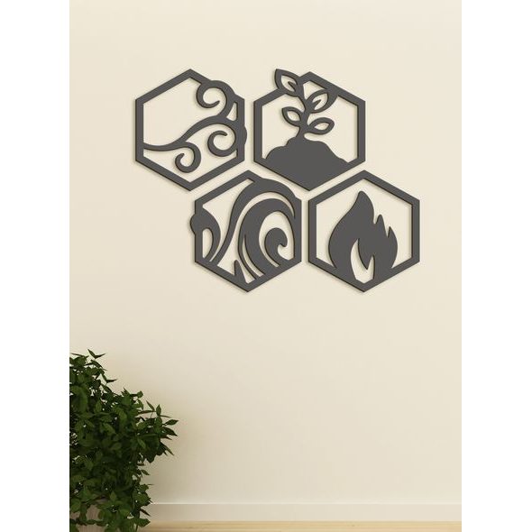 Moderní malba Čtyři živly