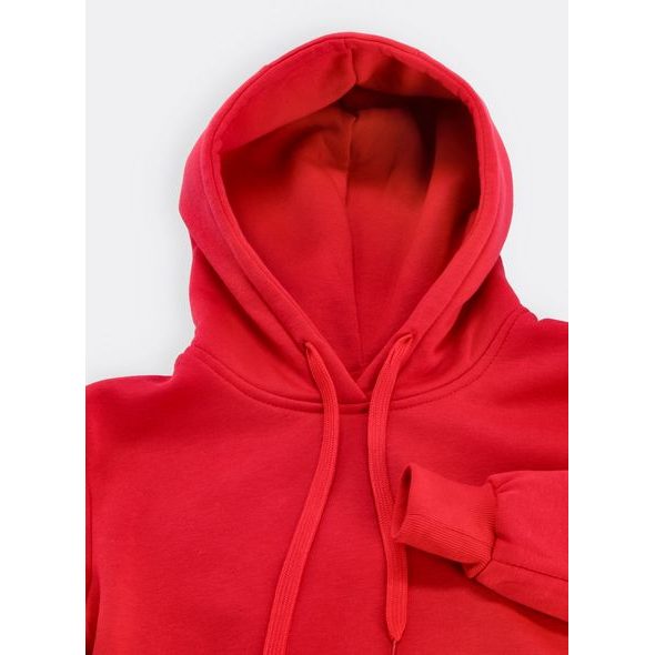 Dámská sportovní mikina s kapucí vínová