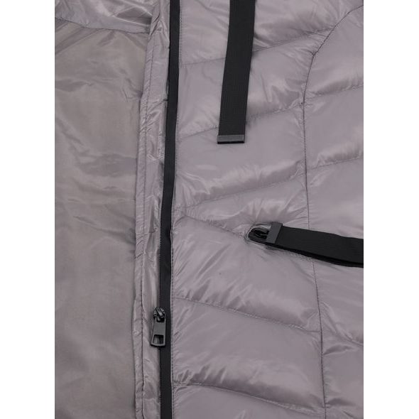 Dámská prošívaná bunda šedá