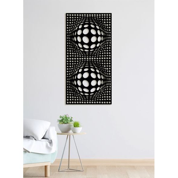 Drevený obraz na stenu 3D ilúzia