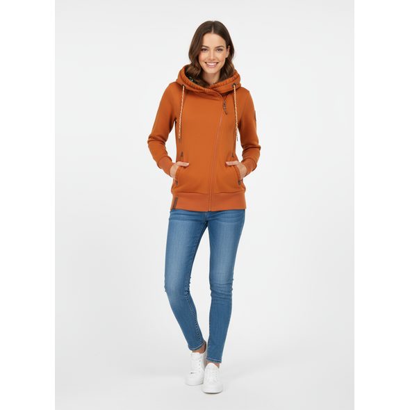 DÁMSKÁ MIKINA S APLIKACEMI ŽLUTÁ