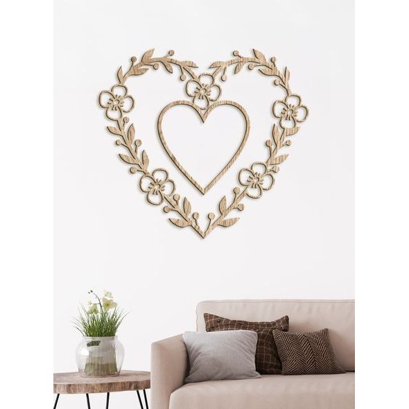 Romantický obraz na stenu HEART