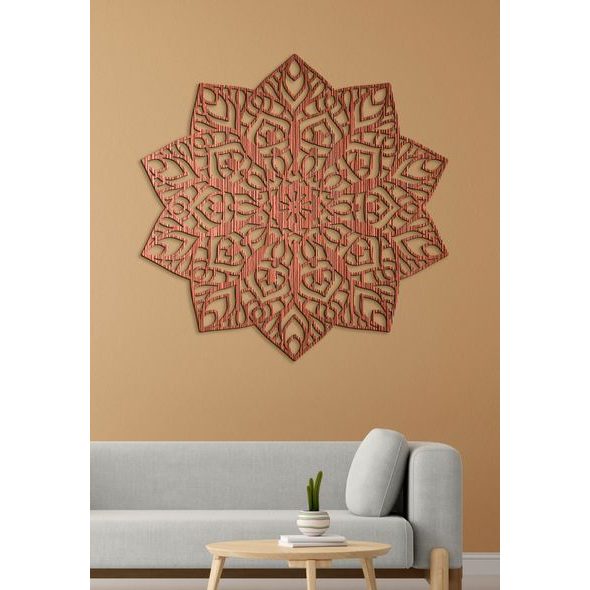 Luxusní dřevěná mandala ZITTA