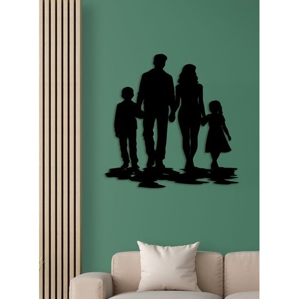 Drevený obraz na stenu RODINA