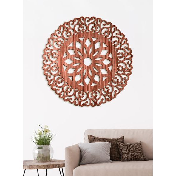 Dřevěná mandala Symfonie přírody