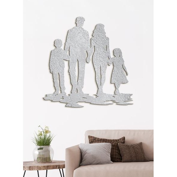 Drevený obraz na stenu RODINA