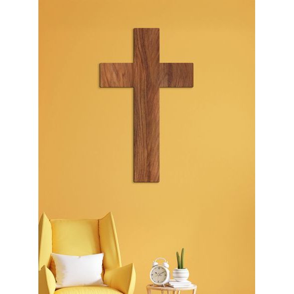 Dřevěná nástěnná dekorace Kříž