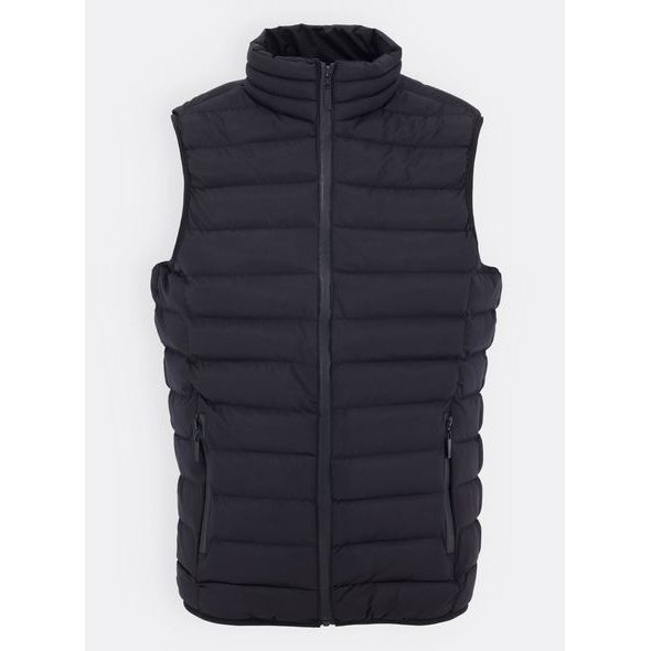 Pánska prešívaná vesta čierna