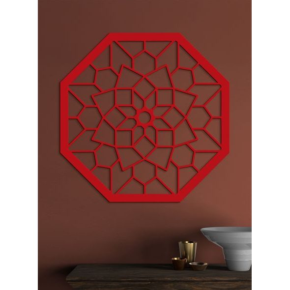 Dřevěná mandala na zeď LAURA