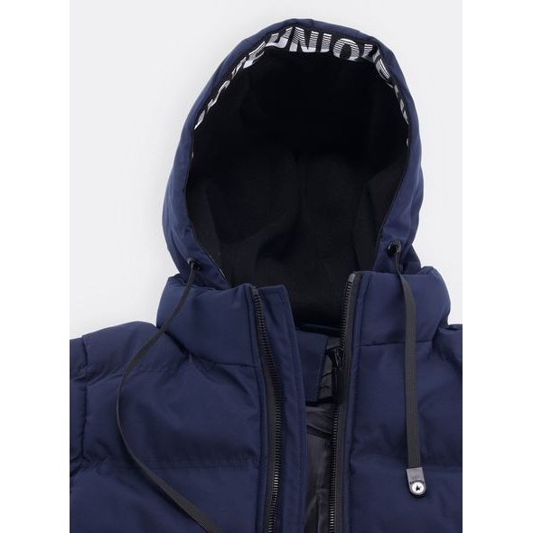 Pánská prošívaná vesta tmavě modrá