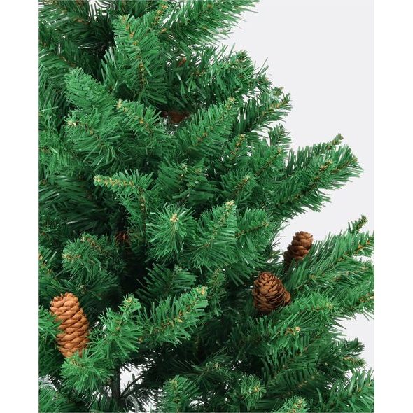 Umělý vánoční stromek Smrk Elegant s šiškami