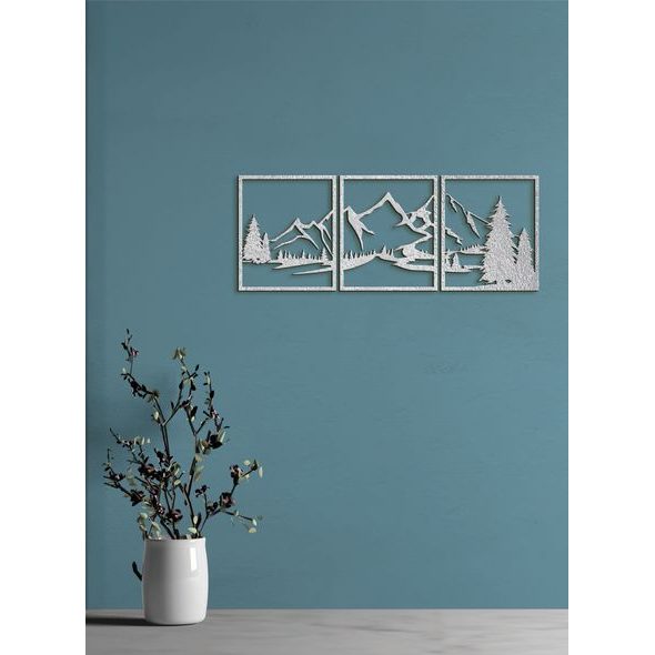 Trojdielny obraz na stenu Hory