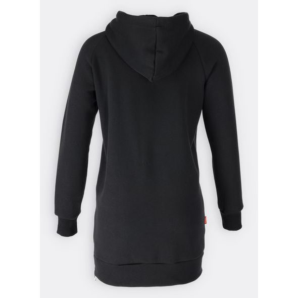 Dámská dlouhá mikina černá