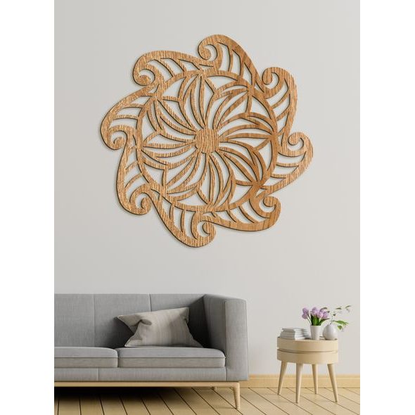 Dřevěná mandala Harmonie