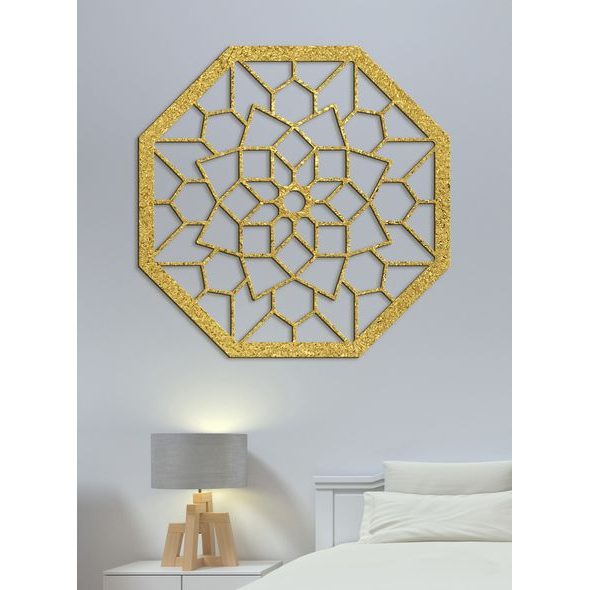 Dřevěná mandala na zeď LAURA