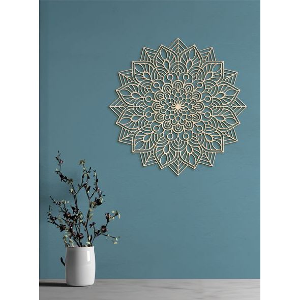 Dřevěná mandala LYSA