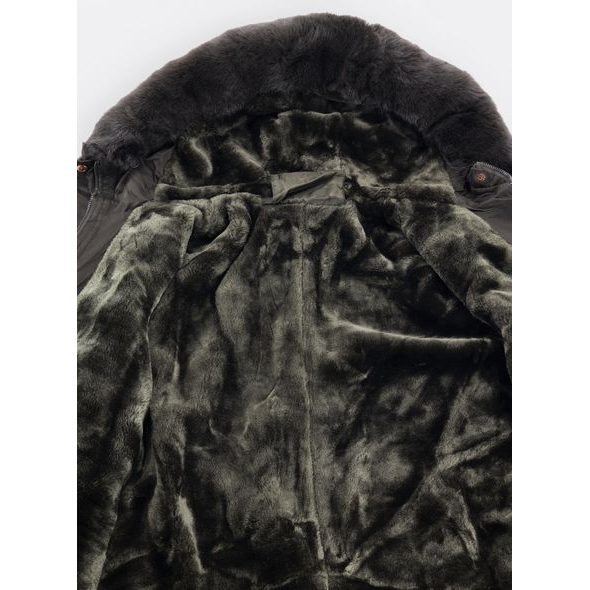 Dámska zimná bunda tmavozelená