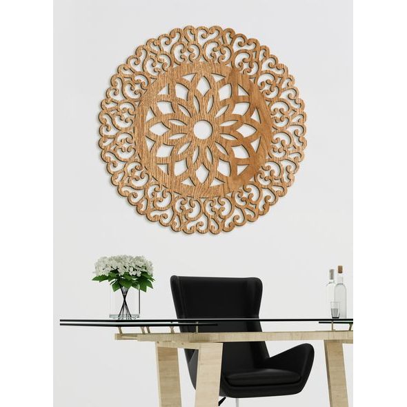 Dřevěná mandala Symfonie přírody