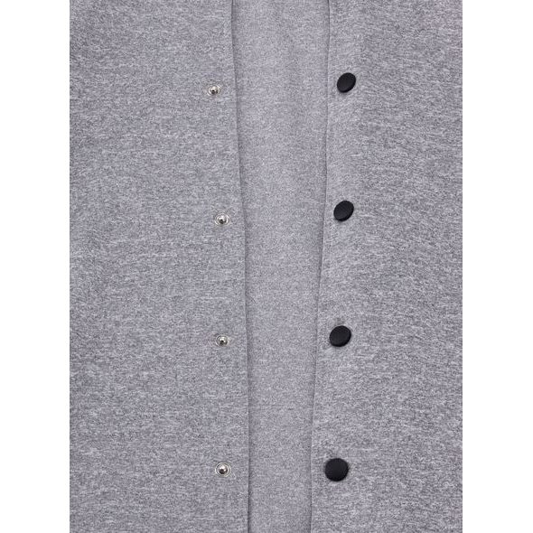 Pánska bejsbalová mikina sivo-čierna