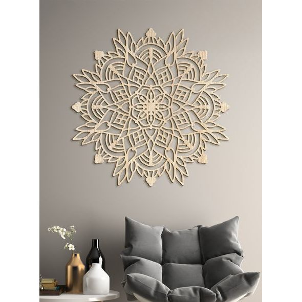 Dřevěná mandala Harmonie