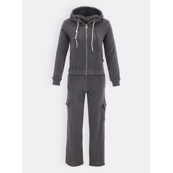 Dámska tepláková súprava grafitová