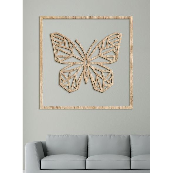 Drevený obraz Motýľ