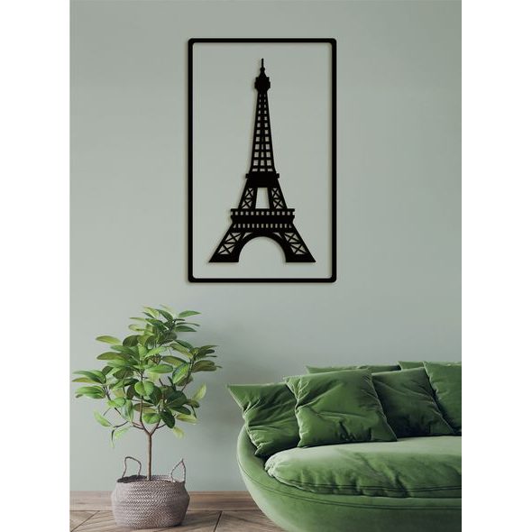 Dřevěný obrázek Eiffelovy věže