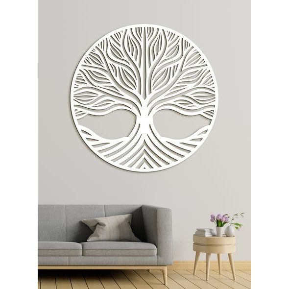 Dřevěný strom života, růstu a síly