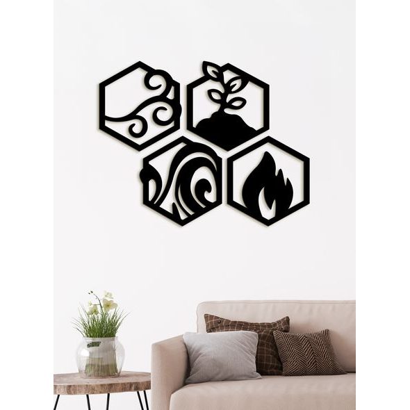 Moderní malba Čtyři živly