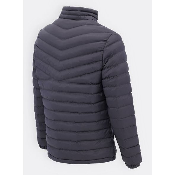 Pánská prošívaná bunda grafitova